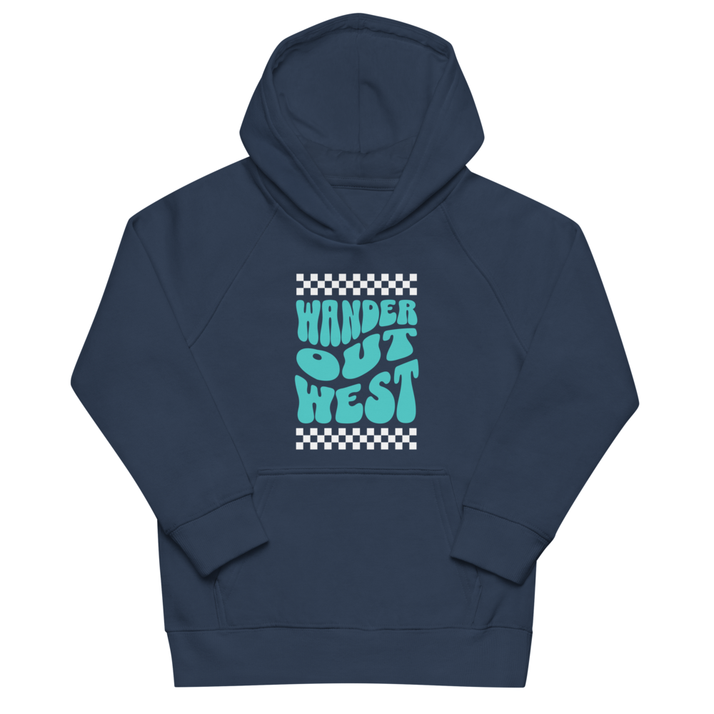 Youth Wander Out West Checkered Eco Hoodie